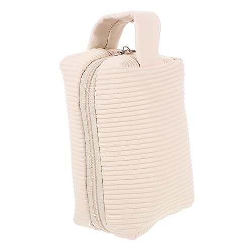 MAGICLULU Handkosmetiktasche Reise-Make-up-Organizer-Tasche Kleine Umhängetaschen für Frauen auf Reisen Aufbewahrungstaschen aufbewahrungsdose Reisetaschen-Toilettenartikel Handtaschen Toast von MAGICLULU