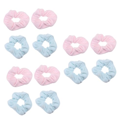 MAGICLULU Handtuch Scrunchies 12 Stück Schweinedarm Haarband Saugfähige Haargummis Haargummis Elastische Haargummis Saugfähiges Haarband Haargummis Pferdeschwanzhalter Haargummi von MAGICLULU