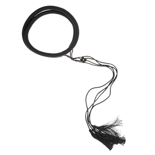 MAGICLULU Dubai Saudi-arabien Herren-stirnband Im Zopfstil (schwarze Geflochtene Aus Polypropylen-quaste) Männer Arabisches Kostüm Haarband Arafat Geflochtene Blumen Mann Polyester von MAGICLULU