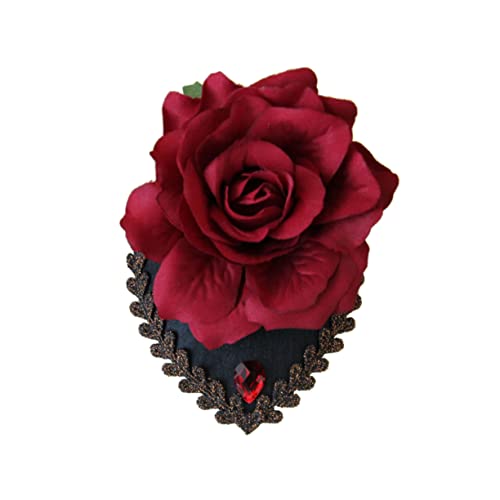 MAGICLULU Hut Haarspange Mädchen Hüte Huthaarspange für Mädchen hair toppers for women hair bows for women Haarnadel Haarklammer Mini-Hutspange kleine Huthaarspangen die Blumen kleiner Hut von MAGICLULU