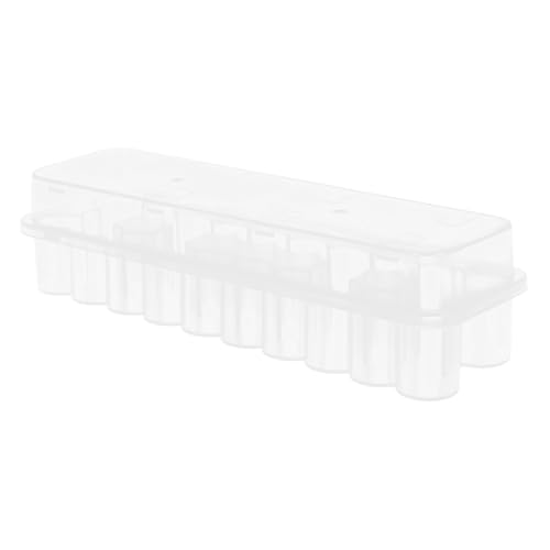 MAGICLULU Impfbox Ätherisches Ölregal Fläschchen-aufbewahrungsregal Fläschchenhalterung Fläschchen-organizer Testrohrhalter Regal Für Reagenzgläser Testrohrbehälter Transparent Plastik MAGICLULU Impfbox Ätherisches Ölregal Fläschchen-aufbewahrungsregal Fläschchenhalterung Fläschchen-organizer Testrohrhalter Regal Für Reagenzgläser Testrohrbehälter Transparent Plastik von MAGICLULU