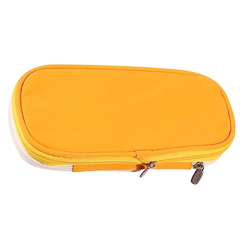 MAGICLULU Durchsichtiger Make-up-Beutel Klare Make-up-Taschen Klare Schminktasche Geschenk Schreibwaren Mäppchen Erdfarben Student Bilden von MAGICLULU