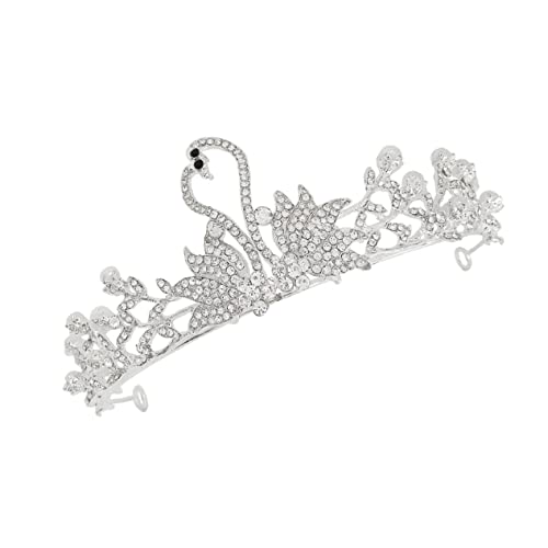 MAGICLULU Kopf der Schwanenkrone kinder diadem haar pin geburtstagskrone birthday crown festliche Tiara Geburtstag Prinzessin elegante Tiara für kleine Mädchen Kronenkopfschmuck Strass MAGICLULU Kopf der Schwanenkrone kinder diadem haar pin geburtstagskrone birthday crown festliche Tiara Geburtstag Prinzessin elegante Tiara für kleine Mädchen Kronenkopfschmuck Strass von MAGICLULU