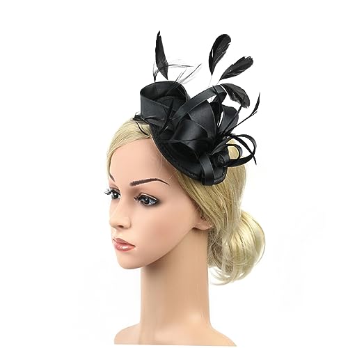 MAGICLULU Kopfschmuck für die Brautjungfer hochzeitshaar schmuck wedding hair accessories Fascinator-Stirnband Retro-Dekor Haarschmuck Kappen Hochzeit Haarband Hochzeitshaarband charmant Hut von MAGICLULU