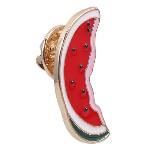 MAGICLULU Kreative Wassermelonen Brosche Cartoon Anstecknadel für Damen Leicht und Tragbar Accessoire für Jacken und Outfits Langlebig und Farbecht von MAGICLULU