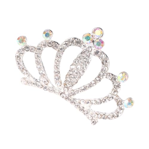 MAGICLULU Krone Braut-Tiara Haarschmuck Tiara Braut Kopfschmuck hair accessories for Festliche Haaraccessoires Kopfbedeckung für Mädchen abgeben Kind Weiß von MAGICLULU