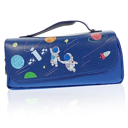 MAGICLULU Mäppchen Schreibwaren-Organizer Cartucheras para Adolescentes Kosmetiktasche Tragbare Stifttasche Bleistift-Organizer Für Die Schule Bürobedarf Wenig Frisch Segeltuch Reisen von MAGICLULU