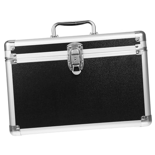 MAGICLULU Metall Make-up-aufbewahrungsbox Organizer Kosmetikkoffer Nagelbox-etui Reisekoffer Make-up-aufbewahrungs-Organizer Arbeitsplatte Aufbewahrungsbox Reise-kosmetikaufbewahrung von MAGICLULU