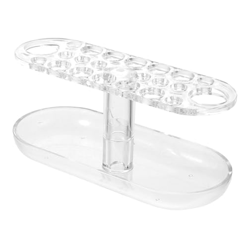 MAGICLULU Stabiler Make-up-pinselhalter Augenbrauenstift-präsentationsständer Acryl-make-up-pinselständer Multi-grid-organizer Kosmetikregal MAGICLULU Stabiler Make-up-pinselhalter Augenbrauenstift-präsentationsständer Acryl-make-up-pinselständer Multi-grid-organizer Kosmetikregal von MAGICLULU