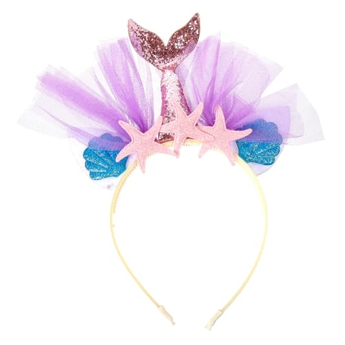 MAGICLULU Party-Haarreifen Glitter haar hoop Accessoires für Mädchen kinder haarschmuck fasching haarschmuck Stirnband geschenke für kinder Kinderhaare glitzerndes Haarband Erwachsener Hut von MAGICLULU