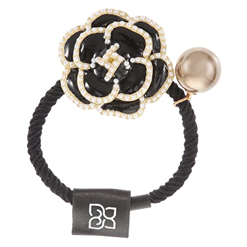 MAGICLULU Perlenblumen-Stirnband Haarseil für Mädchen Pferdeschwanz-Haarband haarschmuck Tiara Haarband elastisches Haarband Armband Halter Haarring Kopfbedeckung Fräulein Gummiband von MAGICLULU