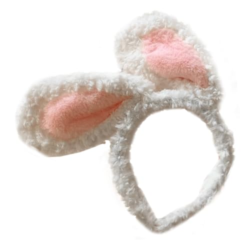 MAGICLULU Plüsch-ohr-stirnband Plüschtier-stirnbänder Stirnband Mit Katzenohren Für Erwachsene Spa-gesichtsstirnbänder Maskenstirnbänder Plüsch Stirnbänder Kopfbedeckung Mädchen Damen von MAGICLULU