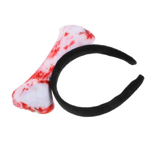 MAGICLULU Knochen-haarreif Aus Weichem Material Party-accessoire Für Halloween Und Cosplay Stirnband Mit Knochen-design Geeignet Für Bälle Und Festivals von MAGICLULU