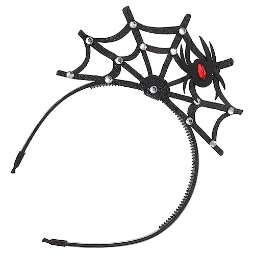 MAGICLULU Spinnenhaar Halloween Kopfschmuck Party Stirnbänder Für Kinder Party Haardekoration Halloween Haarschmuck Spinnennetz Haarband Halloween Kleid Für Frauen Kopfbedeckung von MAGICLULU