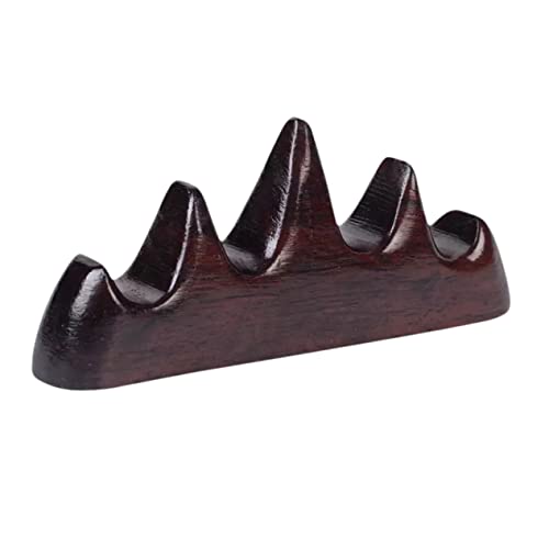 MAGICLULU Stifthalter Kalligraphie Schreibstift Rack Chinesisches Kalligraphiewerkzeug Chinesischer Pinselständer Kalligrafie-pinselhalter Aus Holz Holzbürstenauflage Ornamente Massivholz von MAGICLULU