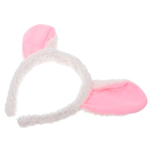 MAGICLULU Stirnband Mit Lammohren Für Feiertagspartys Schafkostüm Accessoire Für Erwachsene Kopfbedeckung Mit Schafohren Für Cosplay von MAGICLULU