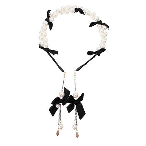 MAGICLULU Stirnband Perle Haarband Strass-kopfschmuck Ersatzkappe Für Parfümdüse Perlenkopfschmuck Lotus Teelichthalter Haarpflegezubehör Haargummi Mit Schleife Quaste Schmücken Polyester MAGICLULU Stirnband Perle Haarband Strass-kopfschmuck Ersatzkappe Für Parfümdüse Perlenkopfschmuck Lotus Teelichthalter Haarpflegezubehör Haargummi Mit Schleife Quaste Schmücken Polyester von MAGICLULU