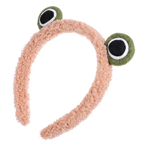 MAGICLULU Haarschmuck Stirnband weihnachtsfestbevorzugungsgeschenk Weihnachts-Rentier-Stirnbänder Niedlich Stirnbänder mit Froschaugen für Kinder Tiere Haarreifen Geweih gefühlt Stoff von MAGICLULU