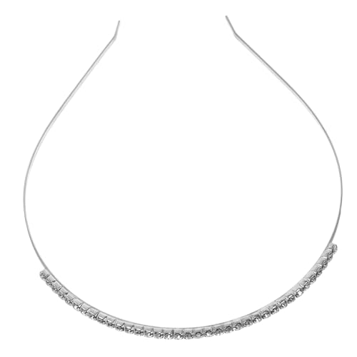 MAGICLULU Stirnbänder Für Damen Diamant-stirnband Kopfbedeckung Aus Künstlichen Perlen Strass-kopfbedeckung Für Frauen Damenstirnbänder Für Das Haar Haarband Modellieren Metall Ranke Braut von MAGICLULU