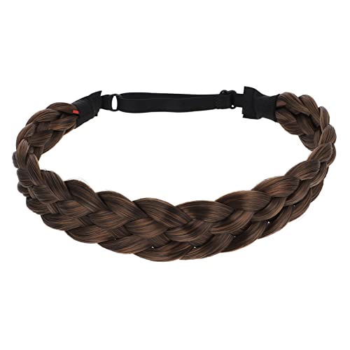 MAGICLULU Geflochtenes Haarband Aus Hitzebeständigen Fasern Leicht Und Bequem Als Sporthaarband Zum Zurückhalten Der Haare Beim Sport Oder Fitness Passt Meisten Menschen von MAGICLULU