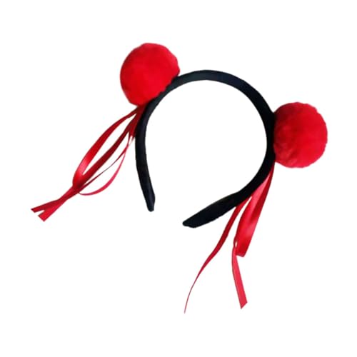 MAGICLULU Stirnband für Kinder pelziges Stirnband Party-Cosplay-Stirnband kinder haarschmuck party zubehör kinder Haargummis kapuzenhandtuch kinder entzückende Kopfbedeckung Haarband behaart von MAGICLULU