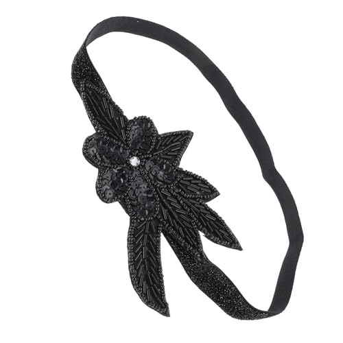 MAGICLULU Stirnband mit Pailletten haarschmuck haar zubehör Kopfbedeckung für Frauen Turbane für Frauen Haargummi Hijab Pailletten-Haarband Kopfbedeckungen für Frauen Diamant Schal Haarring von MAGICLULU