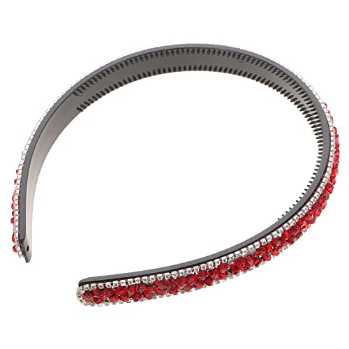 MAGICLULU Strass Pailletten Stirnband Strass Haarband Kopfbedeckung Schmuckband Glänzendes Stirnband Strass Stirnbänder Für Frauen Dekorative Haarreifen Braut Stirnband Mädchen von MAGICLULU