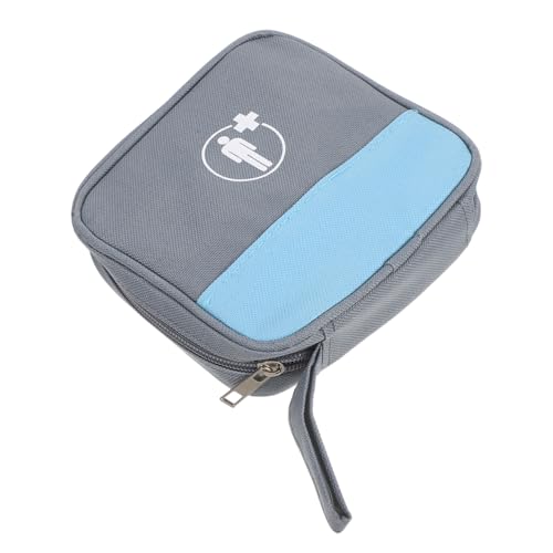 MAGICLULU Tragbare Notfalltasche Klein Kompakt Leicht Wasserabweisend Vielseitige Medikamentenaufbewahrung Handlich für Zuhause Auto Outdoor mit Reißverschluss für Sichere Medikation von MAGICLULU