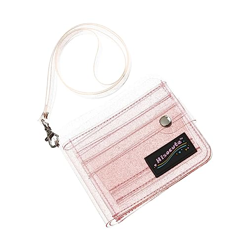 MAGICLULU Tasche Glitzer Geldbörse Transparente Geldbörse Glitzer-geldbörse Brieftasche Geldbörse Geldbörse Gleiterhalter Halter Mit Aufhängelasche Mädchen Klipp Blitz von MAGICLULU