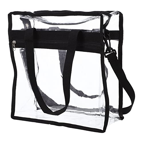 MAGICLULU Transparente PVC- Strand-Make-up- Durchsichtige Kosmetiktaschen Transparente Multifunktionstasche Laptop-umhängetasche Für Damen Kreuzen von MAGICLULU