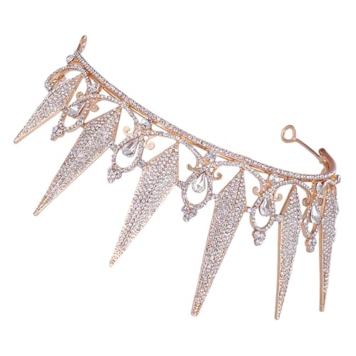 MAGICLULU Vintage Bride Strass Crown Tiara Hochzeitsfeier Tiara Bridal Tiara Für Mädchen von MAGICLULU