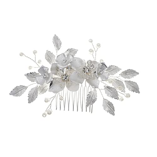 MAGICLULU braut hochzeit tiara hair accessories for hochzeitshaar schmuck Accessoires für Damen Haarkamm für Mädchen haarschmuck Hochzeitskopfschmuck für die Braut Hochzeit Haarkamm von MAGICLULU