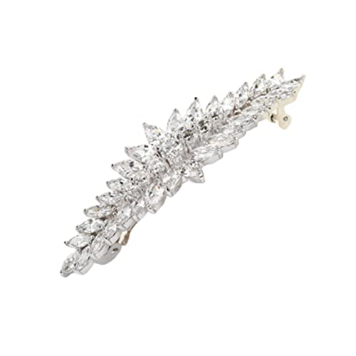 MAGICLULU braut kopfbedeckung Haarschmuck für die Braut elegante Haarspange Braut Kopfschmuck Haarspangen Haarklammer Haarnadel Tiara frauen kopfschmuck Haar Klammern Anmut Kamm Brautjungfer von MAGICLULU