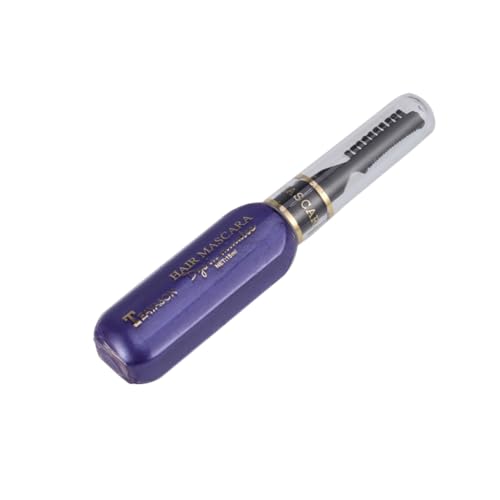 MAGICLULU Farbige Wimperntusche Haarfärbemittel weiße Haarfarbe Färbendes Wachs Haare Mascara bunte Wimperntusche Wimpernspulen Haarfärbewachs Einweg Maskara Material Violett von MAGICLULU