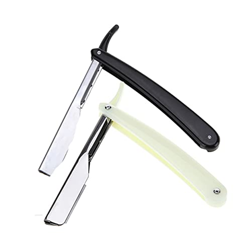 MAGICLULU manueller Rasierer tragbarer rasierer razor Haarrasierer für Männer Maquinilla de afeitar para hombre sicherer Rasierer männer rasiermesser handgemalt Augenbrauen Trimmer Mann Weiß von MAGICLULU