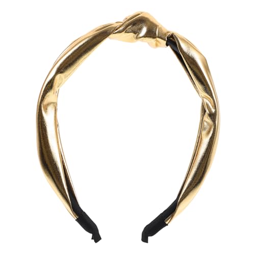 MAGICLULU modischer Haarreif Gesicht Stirnband waschen breite Haarbänder für Frauen elegant haarband Tiara knoten kopfschmuck glänzendes Stirnband Europäisch und amerikanisch Kopfbedeckung von MAGICLULU