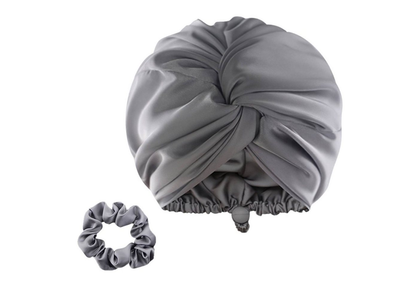 MAGICSHE Duschhaube Silk-Schlummertrunk Doppelschichtige, Verstellbare Haarkappe,Folieninnenhaube von MAGICSHE