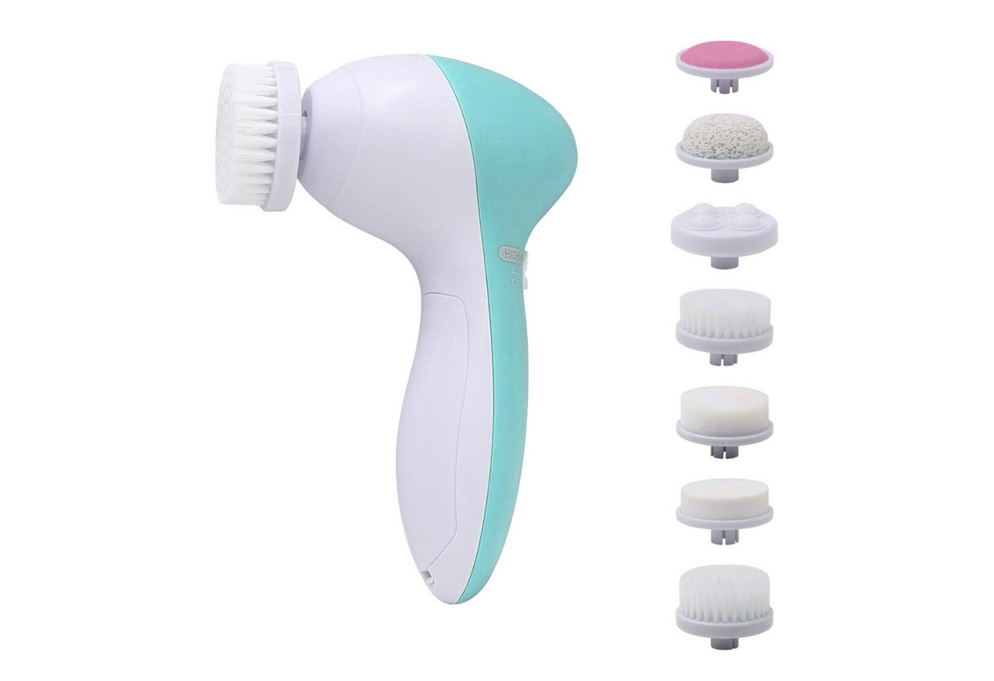 MAGICSHE Elektrische Gesichtsreinigungsbürste 7 in 1 Gesichtsreiniger IPX6 Wasserdichte Beauty Device von MAGICSHE