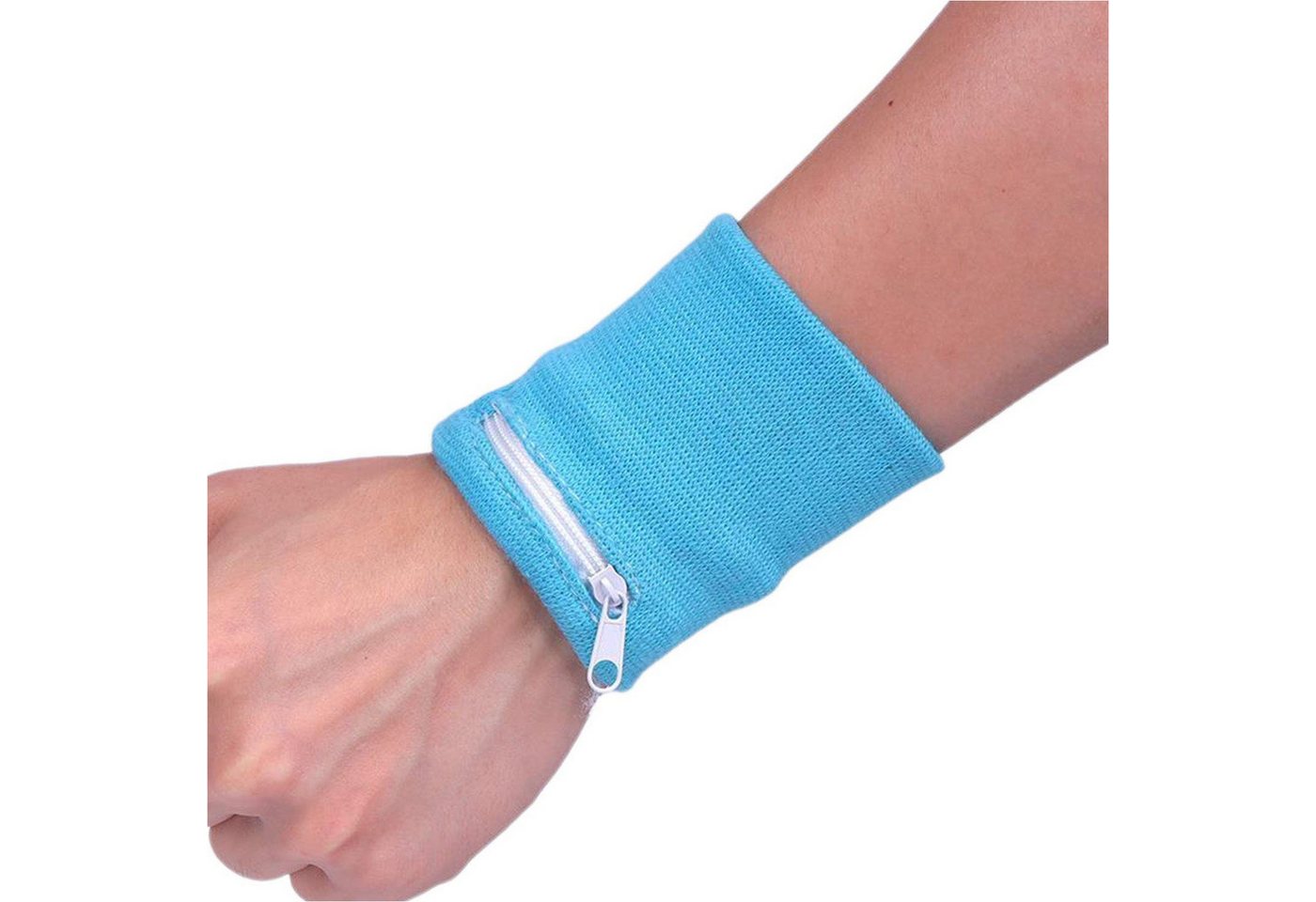 MAGICSHE Handgelenkbandage Polyester/Baumwoll Handtuch mit Reißverschlusstasche1 Paar von MAGICSHE