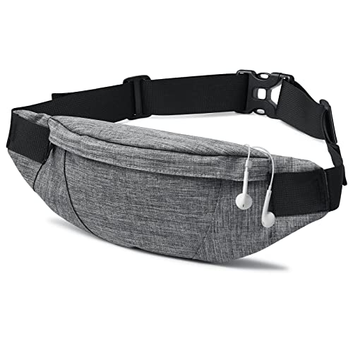 MAGIMODAC Damen Herren Laufgürtel Sportgürtel Running Belt Sport Sporttasche Hüfttasche Lauftasche Hüftgürtel Fitnessgürtel zum Joggen, Laufen, Sport, Fitness Grau von MAGIMODAC