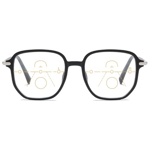 MAGIMODAC Multifokale Lesebrille Damen Herren Gleitsicht Multifocuslesebrille Lesebrillen Intelligente Progressive Brillen Blaulichtfilter Lesehilfe Sehhilfe Mattschwarz 150 MAGIMODAC Multifokale Lesebrille Damen Herren Gleitsicht Multifocuslesebrille Lesebrillen Intelligente Progressive Brillen Blaulichtfilter Lesehilfe Sehhilfe Mattschwarz 150 von MAGIMODAC