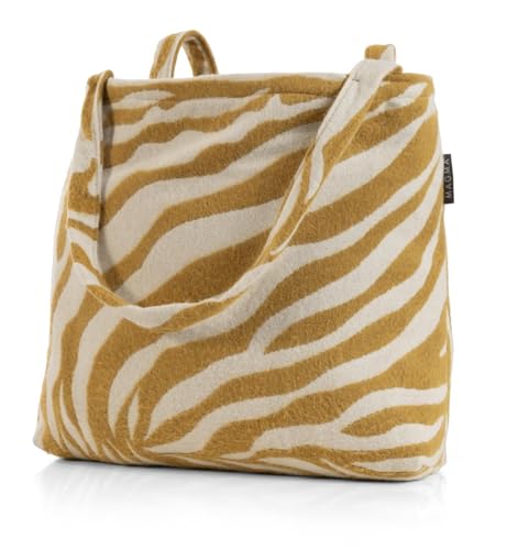 MAGMA Umhängetasche Tasche CEBRA LBH ca. 48x12x36 cm Schultertasche Tragetasche trendiger Look Senf gelb von MAGMA