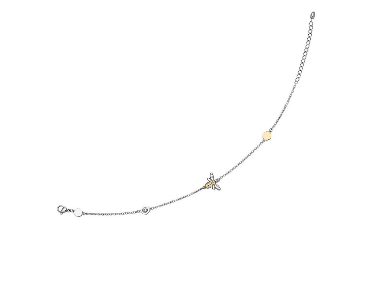 MAGNETIX WELLNESS Fußkette Magnet-Fußkette Honeycomb bicolor von MAGNETIX WELLNESS