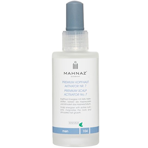 MAHNAZ Man, Premium Kopfhaut Aktivator Nr.7 gegen Haarausfall*, stärkt Haarwachstum, fördert Haarwuchs, hochkonzentriert, 2-Monatsvorrat, 100 ml von MAHNAZ