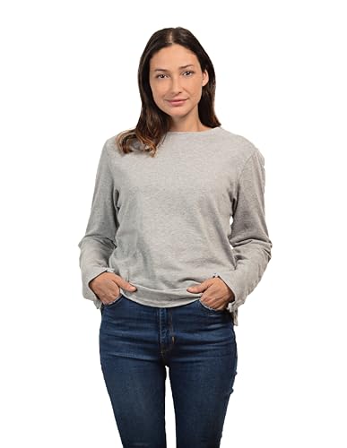 MAI Post-Schulter-OP-Shirts | Chemo-Kleidung | Damen Langarmshirt, grau, 3X-Groß von MAI We Care