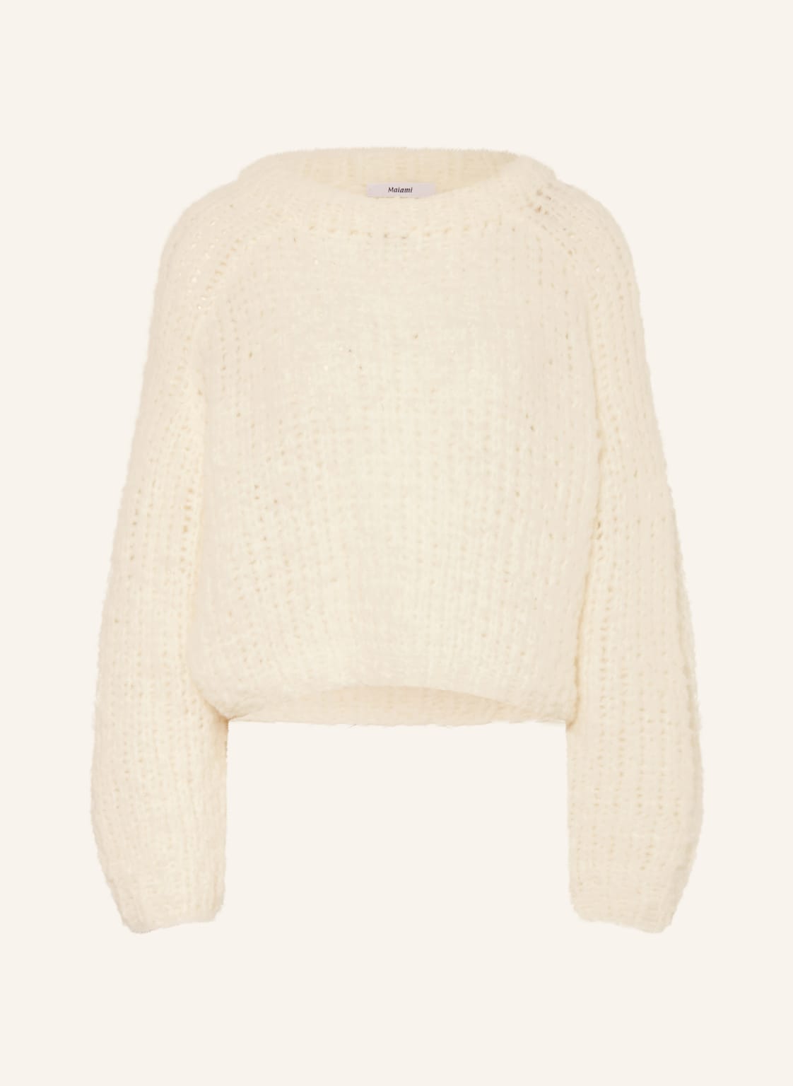 Maiami Pullover Mit Alpaka beige von MAIAMI