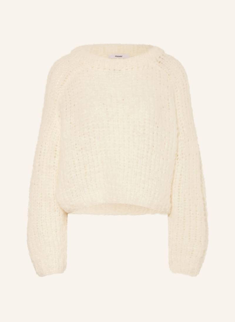 Maiami Pullover Mit Alpaka beige von MAIAMI