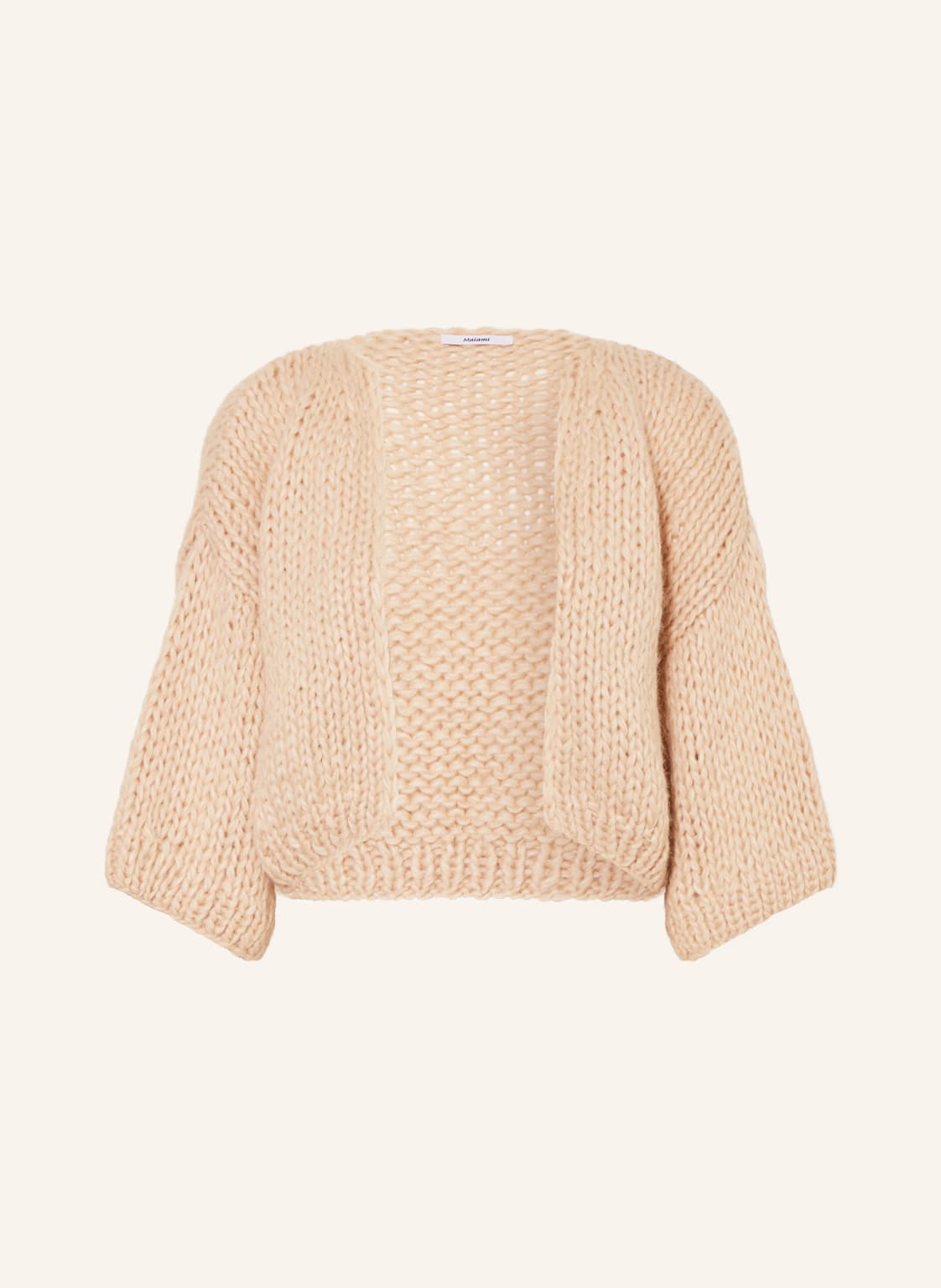 Maiami Strickhülle Aus Alpaka Mit 3/4-Arm beige von MAIAMI
