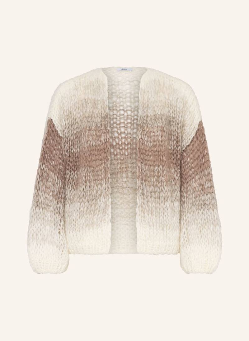 Maiami Strickhülle Mit Mohair Und Glitzergarn beige von MAIAMI