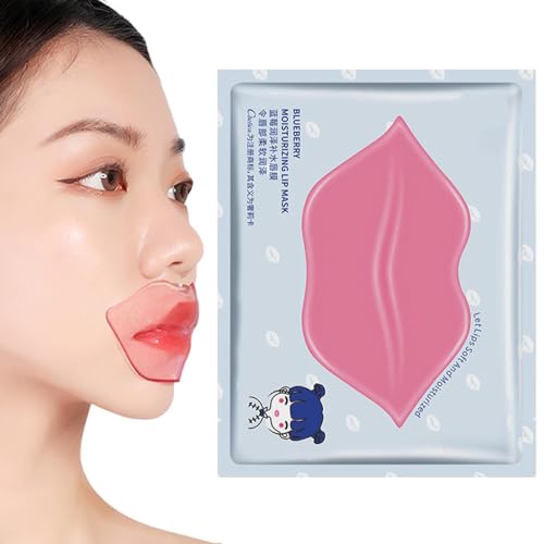 Lippenpflegepads | Gelpads für rissige Lippen | Glättet feine Lippenlinien, nährender Lippenbalsam deckt als Geschenk für Frauen und Mädchen ab Maidong von MAIDONG